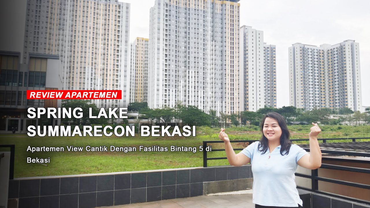 Springlake Apartment 2 BR @Summarecon Bekasi seberang mal SMB Fully Furnished Siap Huni Dibantu Cash/KPR 