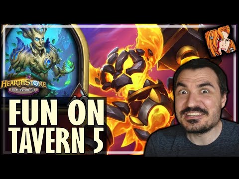 ALL THE FUN IS ON TAVERN 5! - Hearthstone Battlegrounds
