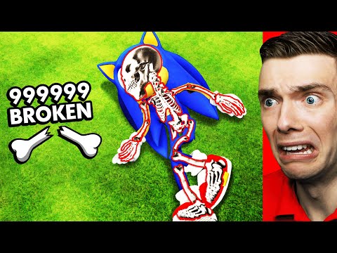 Breaking EVERY BONE As SONIC (GTA 5)