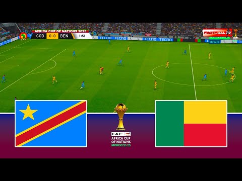 DR CONGO vs BENIN - AFCON Africa Cup of Nations 2025 | Full Match All Goals | Pes 21 Gameplay