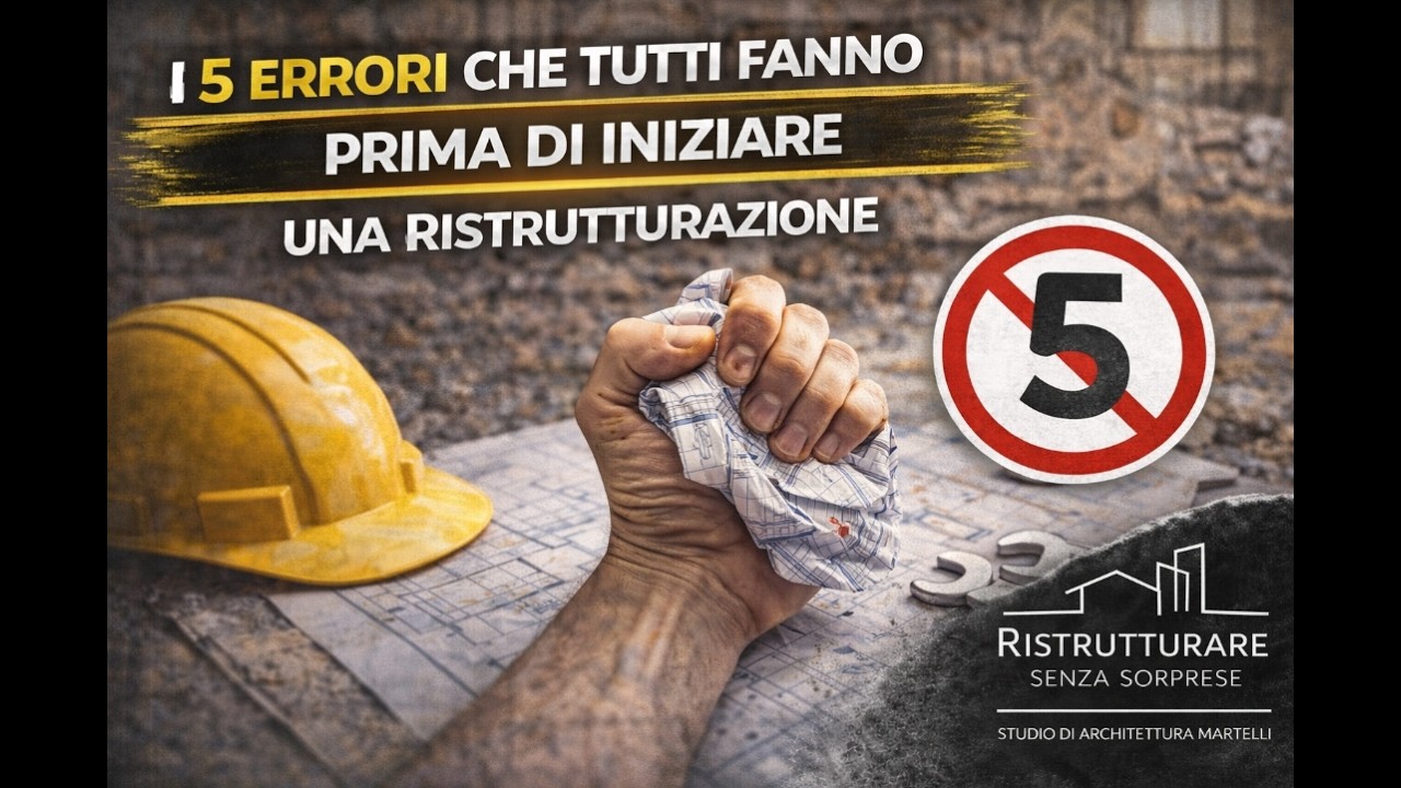 I 5 errori che tutti fanno prima di iniziare una ristrutturazione