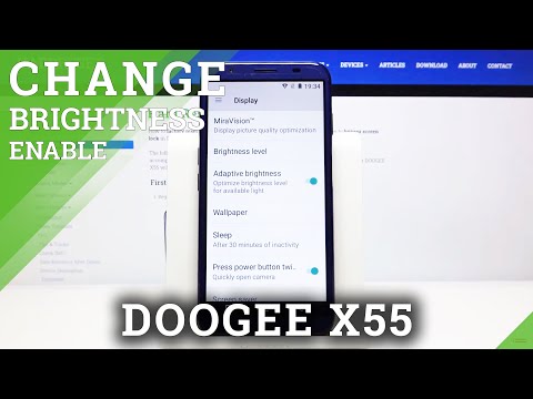 How to Activate Auto Brightness in DOOGEE X55 – Automatic Brightness