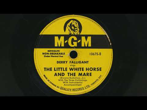 1950 DERRY FALLIGANT The Little White Horse And The Mare THE THREE COTTONTOPS - 78 RPM Record