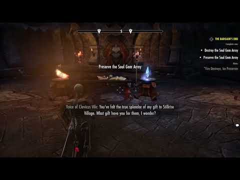 ESO- Clavicus Vile & Stillrise Village, both choices.