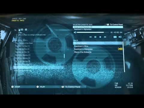 MGSV: TPP - Cassette Tape Recording - Vocal Cord Parasites #1-3 (The Phantom Pain)