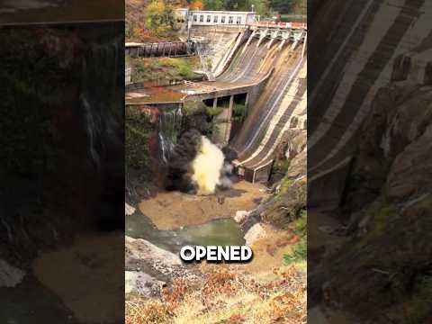 When a dam that has been closed for years is opened