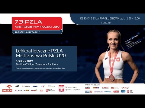 MISTRZOSTWA POLSKI U20 W LEKKOATLETYCE - DZIEŃ 3. SESJA POPOŁUDNIOWA CZ. I