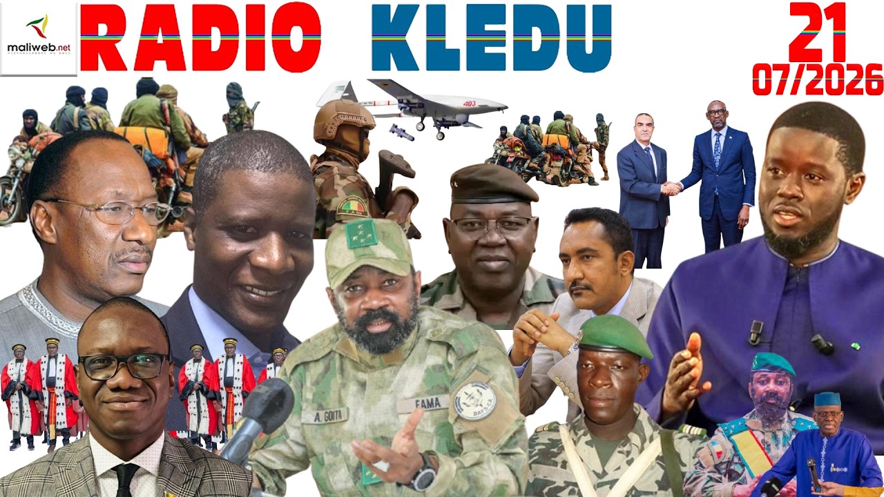 La Revue de Presse de la RADIO KLEDU du 21 Juillet 2026
