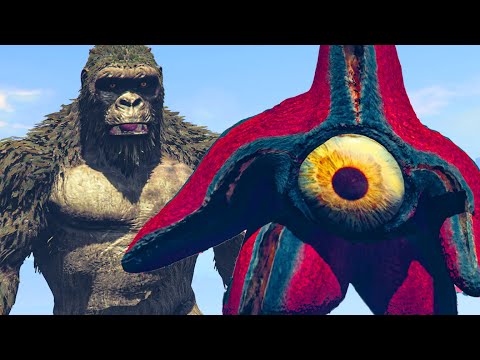 King Kong 2021 vs Starro - MonsterVerse