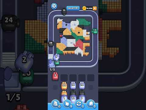 Pixel Flow Level 541 Walkthrough