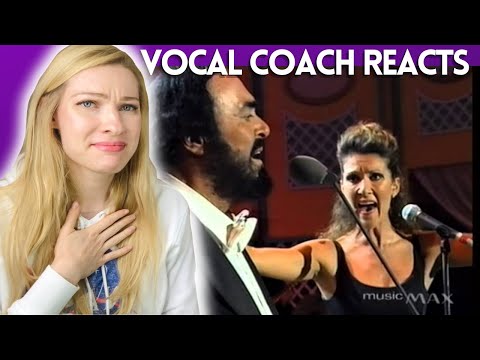 Vocal Coach Reacts: Luciano Pavarotti & Celine Dion - I Hate You Then I Love You