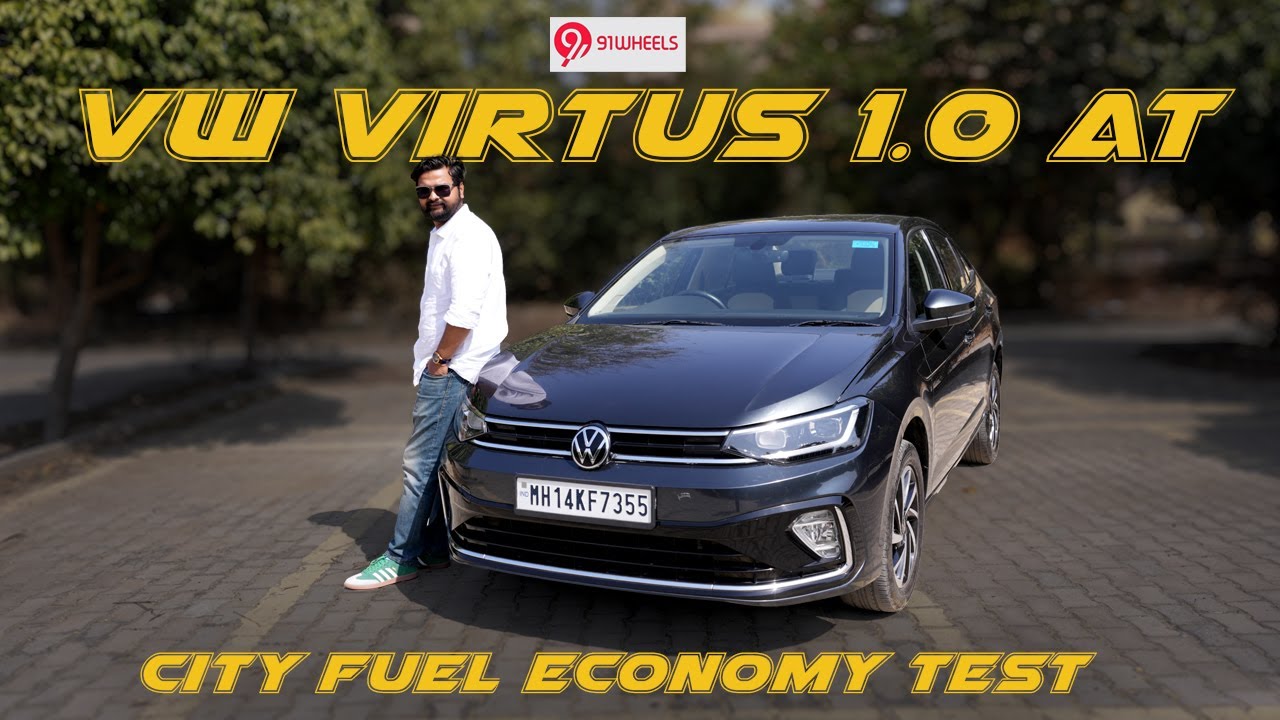 2024 Virtus 1.0 AT City Fuel Economy Test || Kitna Deti Hai?