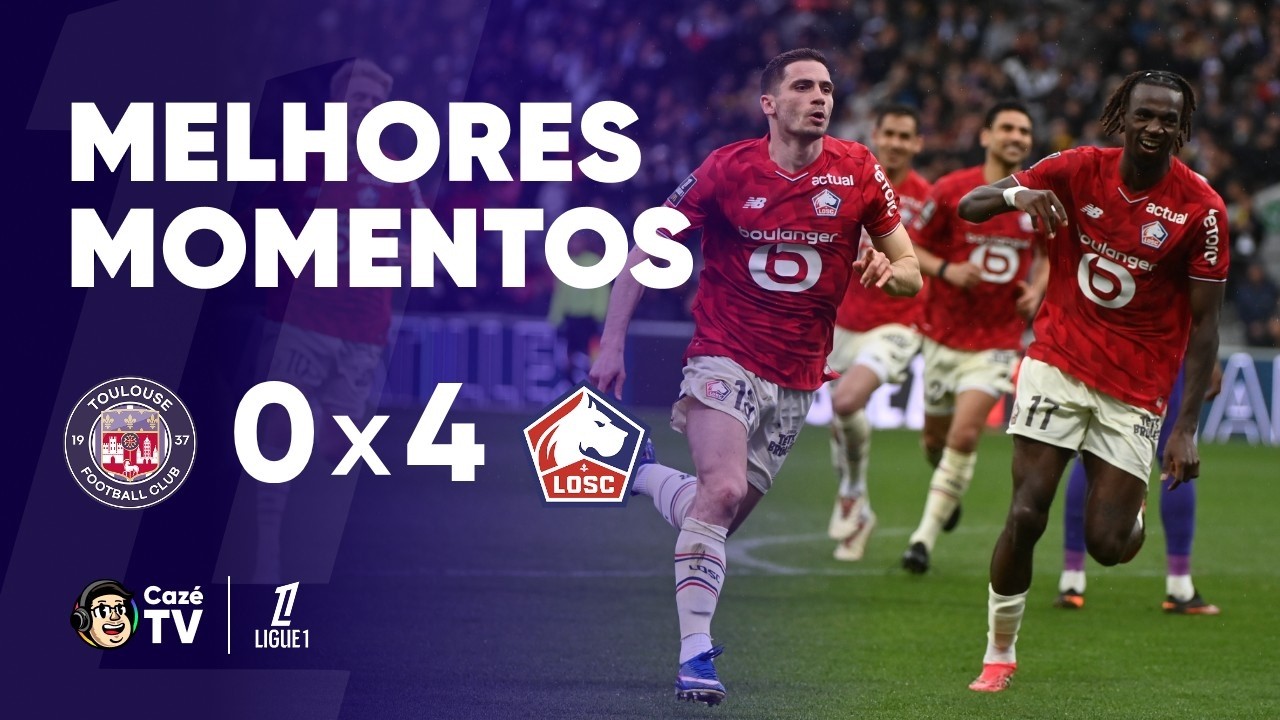 MELHORES MOMENTOS: LILLE 4 X 0 TOULOUSE | RODADA 29 | LIGUE 1 2025/26