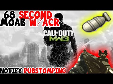 Fast 68 Second "MOAB" w/Gold ACR! (Call of Duty Modern Warfare 3)