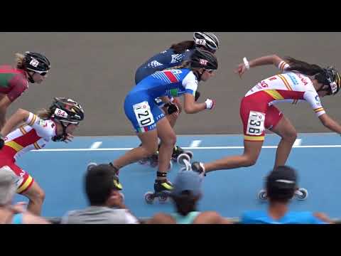 1000m jun ladies 1/2 final 1 (European Championships Inline Skating 2018)