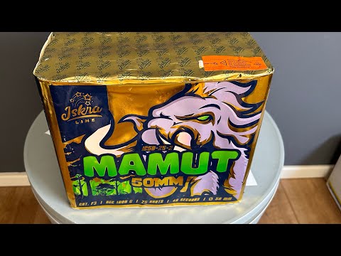 Mamut : Iskra Line : 25 Shots : 1000 Gram : 50mm : Funke Fireworks