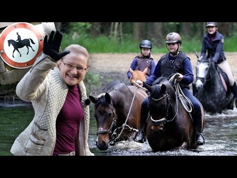 Ihr letzter Ritt - 2 Pferde reisen ab! Frau Dr. Dr. Friewald verabschiedet sich von Hof Eicheneck