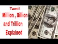 Million , Billion , Trillion Explained in Tamil | மில்லியன் பில்லியன் டிரி