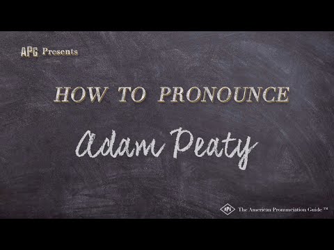 How to Pronounce Adam Peaty (Real Life Examples!)