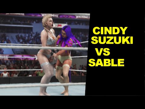 WWE 2K19 Cindy Suzuki vs Sable - No Holds Barred