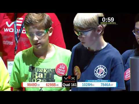 2015 VRC-MS Spir Q161 -  (9849D 1028H) 20-Spirit Div-VRC Middle School-VEX Worlds 2015