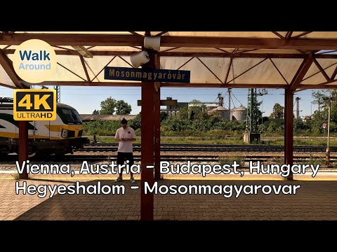 【4K60】 Vienna, Austria - Budapest, Hungary / EC143 / Hegyeshalom - Mosonmagyarovar