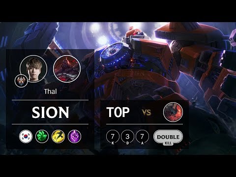 Sion Top vs Aatrox - KR Challenger Patch 9.19