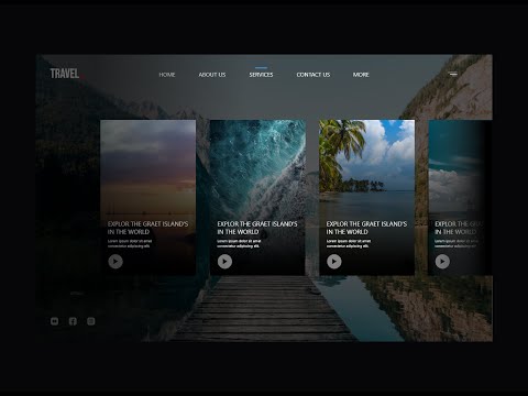 Travel Web UI design - How to design in Adobe XD