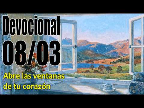 Abre las ventanas de tu corazón. Devocional John Piper Solid Joys 08/03