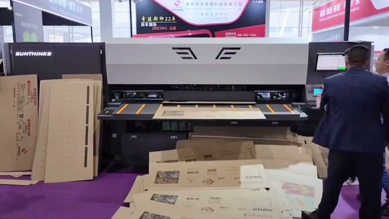 Sunthinks SC1200 Large Format Digital Single Pass Printer