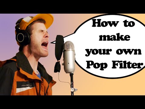 What Is a Pop Filter / How to Make One for CHEAP