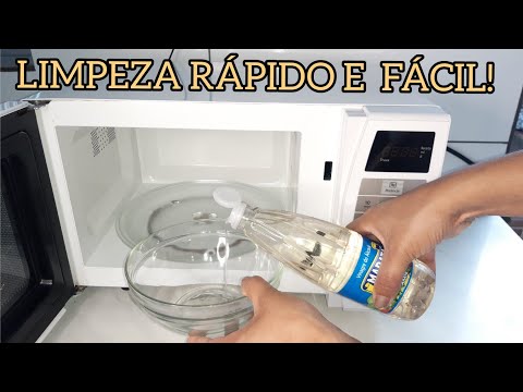 COMO LIMPAR MICROONDAS COM VINAGRE RÁPIDO E FÁCIL/ VOCÊ SABIA DESSA DICA??