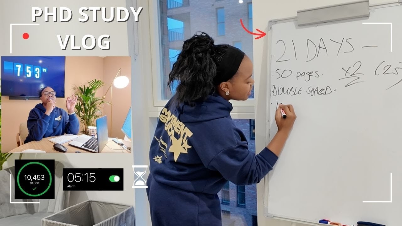 I have 21 days to write 15,000 words 😭 | PhD Dissertation Diaries (ep 1)