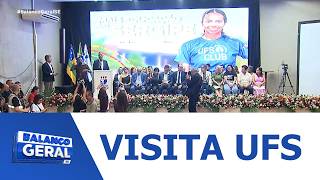 Ministro da Educação vem a Sergipe e participa de posse do Reitor da UFS