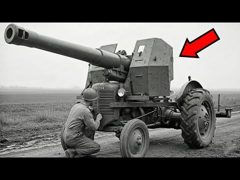 How One Farmer Put a Naval Cannon on His Tractor — Germans Named It the “Demon Tractor”