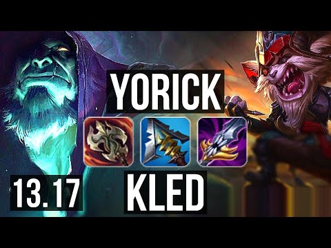 YORICK vs KLED (TOP) | 7 solo kills | NA Diamond | 13.17