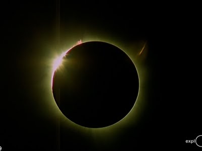 Cheering a Total Solar Eclipse