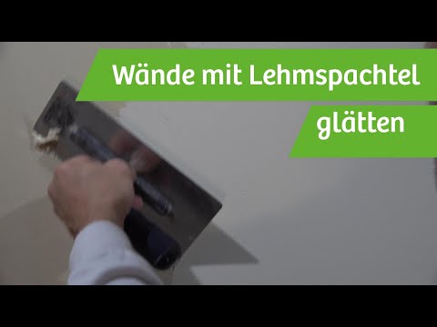 Smooth walls with a trowel - Apply colored clay plaster