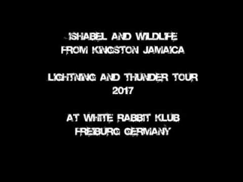 #lightning&thundertour Isha Bel & Wild life with Digital Steppaz @White Rabbit Frieburg Ge 5/1/ 2017