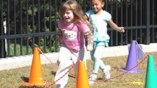 Using an Obstacle Course to Promote Active Outdoor Play