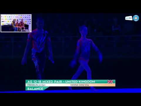 World Age Group Acrobatic Championships 2018 - GREAT BRITAIN 12-18 Mxp Balance