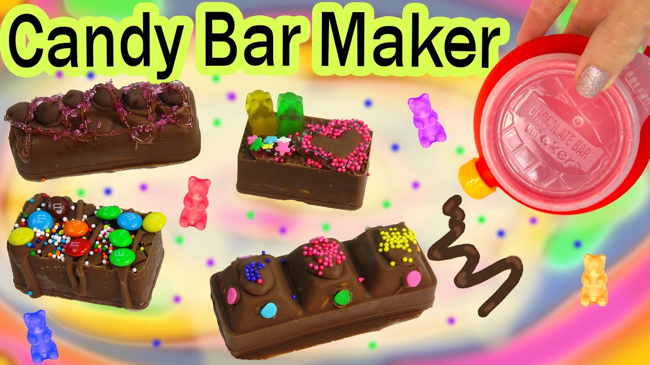 CHOCOLATE CANDY BAR Maker Kit Set REAL FOOD Set Does It Work? Testing Video