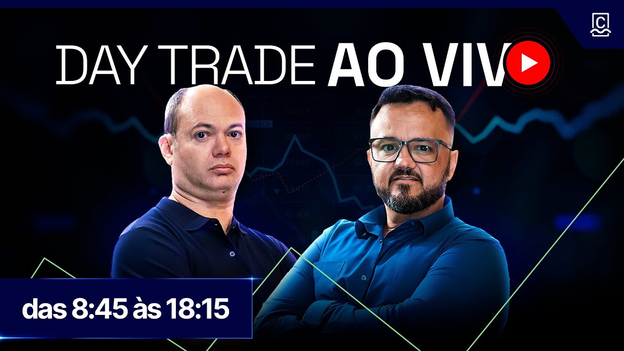 DAY TRADE AO VIVO DA CM CAPITAL: Mini-índice, Minidólar, Ações, e Futuro de Bitcoin (22/10/24)