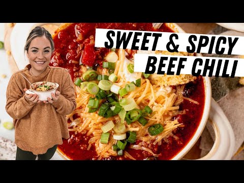 Sweet and Spicy Chili (My Husband's Recipe!!)