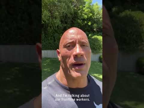 Dwayne “The Rock” Johnson donates 700k+ bottles of Voss Water to Frontline Healthcare Workers