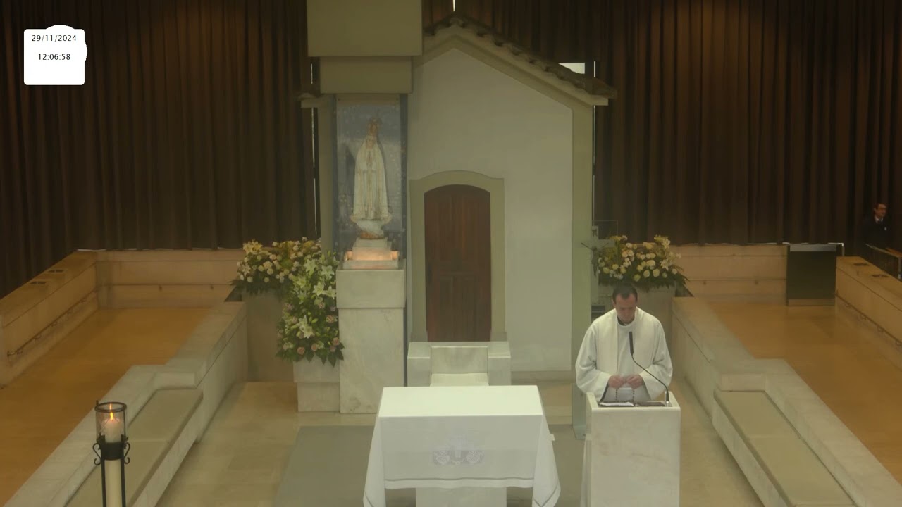 Terço a Nossa Senhora de Fátima desde a Capelinha das Aparições 29.11.2024