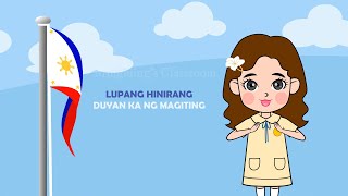LUPANG HINIRANG- The Philippine National Anthem (Sing Along)| Mingming&#39;s Classroom