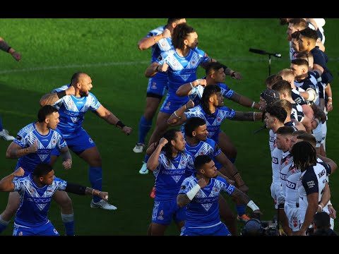 Samoa's sensational Siva Tau, performed to England at Emirates Stadium | Cazoo Match Highlights