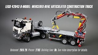 LEGO Technic Mercedes-Benz Arocs (42043) - відео 4