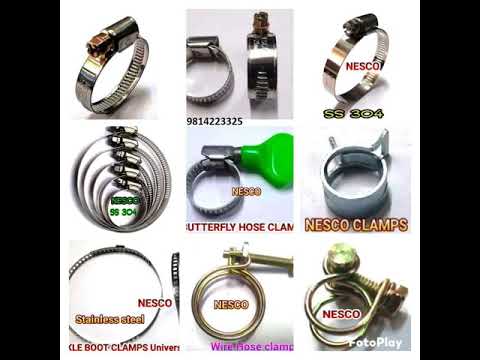 Stop Leaks! NESCO Non-Slip Hose Clamps for Secure Connections